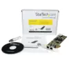 Startech.com ST2000PEXPSE Placa de Rede Dual Ethernet 2000 Mbps PoE