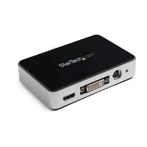 Startech.com USB3HDCAP Captura de Vídeo 1080p a 60 FPS HDMI, DVI, VGA, Áudio Estéreo