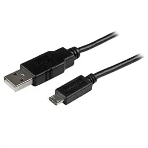 Startech.com USBAUB1MBK Cabo USB a Macho Micro-USB B Slim 1m