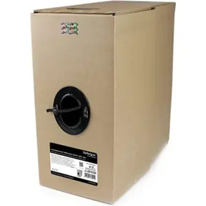 Startech.com WIR6CMRBK Cabo de Rede CAT6 304,8m Preto