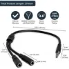 Startech Adaptador Divisor Auriculares Mic 3,5mm 4 Pines a 2x 3,5mm 3 Pines