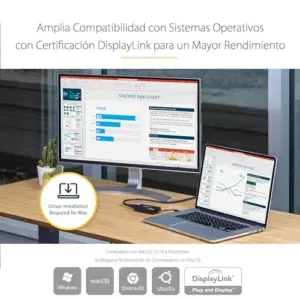 Startech Adaptador Gráfico Externo Multi Monitor USB 3.0 HDMI 4K