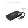 Startech Adaptador Gráfico Externo Multi Monitor USB 3.0 HDMI 4K