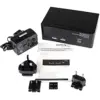 Startech Switch KVM 2 portas DVI VGA Áudio USB