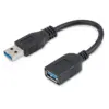 Startech USB a Macho Fêmea 3 Mts Preto
