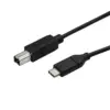 Startech USB C Macho – USB B Macho 3m Preto