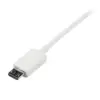 Startech USBPAUB2MW Cabo USB a Micro-USB B 2 Mts Branco