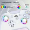 Subsonic Comando Sem Fios LED RGB Switch Branco Compatibilidade Nintendo