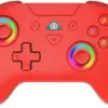 Subsonic Comando Sem Fios LED RGB Switch Vermelho Compatível com Nintendo Switch