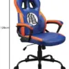 Subsonic Dragon Ball Z Cadeira Gaming Preto Ajuste Ergonômico