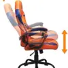 Subsonic Junior Cadeira Gaming Dragon Ball Z Super Saiyan Preto Ajuste Ergonômico