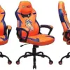 Subsonic Junior Cadeira Gaming Dragon Ball Z Super Saiyan Preto Ajuste Ergonômico