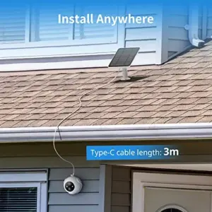 SwitchBot Painel Solar para Câmera de Vigilância Exterior