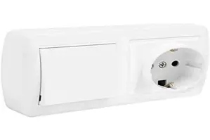 Solera Interruptor Neon Base Dupla Bipolar com T/t Lateral