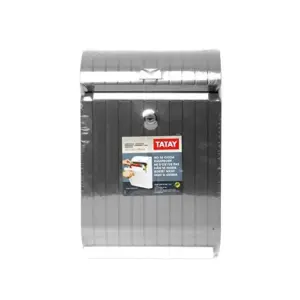 Tatay Caixa de Correio Piccolo Plástico Cinza