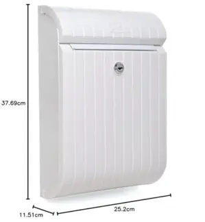 Tatay Correio Piccolo Plastico 25x12x38 Branco