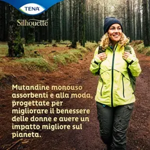 Tena Proteção Incontinência Silhouette M 10 Unidades Preto