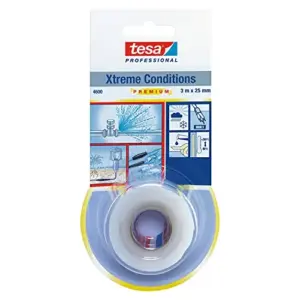 Tesa Fita Exterior X-trem Preto 3X25mm Silicone