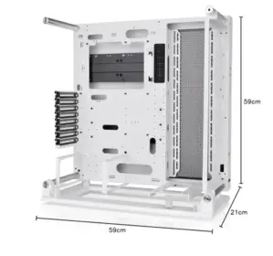 Thermaltake Core p3 Tg Pro Midi Tower Branco Janela de vidro temperado