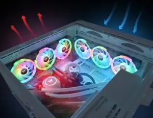 Thermaltake ventoinha para PC 120×120 RGB Swafan EX12