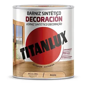 Titan Verniz Sintético Decoração Mate Incolor 4L