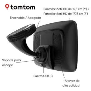 TomTom Gps GO Expert 7″ Tela HD Navegação profissional, rotas adaptadas para caminhões