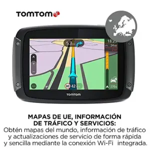 TomTom Rider 500 GPS para moto com mapas Europa e tela de 4,3″