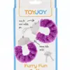 Toy Joy Algemas com Pelo Bondage Purple