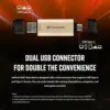 Transcend JetFlash 930C 128GB Gold USB-A 3.2