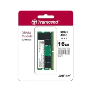 Transcend JetRAM 16GB DDR5 4800 MHz CAS40