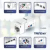 Trendnet TC-K50C6 Pack 50 Módulos Keystone Cat 6 Branco