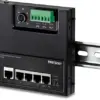 Trendnet TI-PG50F Switch Industrial 5 Portas Gbit Poe+