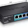Trendnet TPE-P521ES Switch 5 Portas Gbit PoE Preto