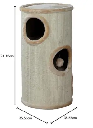 Trixie Arranhador Samuel com Plataforma Acolchoada