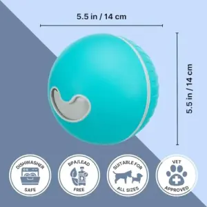 Trixie Bola para Snacks em Borracha para Cães 14 cm