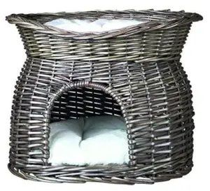 Trixie Cama em Vime 54x43x37cm Cinza