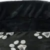Trixie Cama Oval Jimmy 85×75 cm Preto Pelúcia