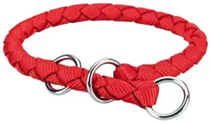 Trixie Coleira Novo Cavo Educação Nylon Vermelho 30-36cm