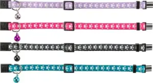 Trixie Coleira Nylon Elástica Patinhas