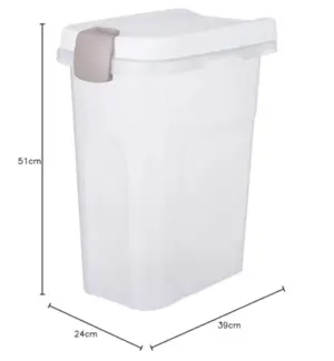 Trixie Recipiente para Ração 25L Transparente