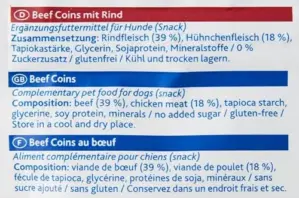 Trixie Snack Beef Coins 100g