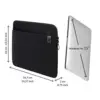 Tucano Second Skin Top MacBook Pro 15 Black Neoprene
