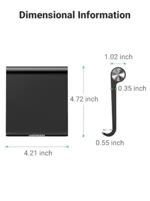 Ugreen Suporte de Mesa Multi Ângulo para Tablet Preto