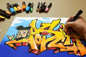 Uni Marcador Acrílico Lavanda 0,9mm Traço Fino