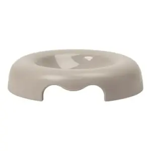 United Pets Comedouro para Gato Plástico Reciclado 18 cm Cinza