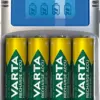 Varta Carregador LCD 12V USB + 4 Accu 2500 mAh AA