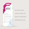 Veet Cera Facial Pure 40 unidades