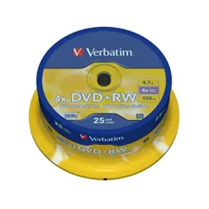 Verbatim DVD RW 4.7Gb 4x Lata 25