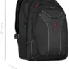Wenger Cabon 17″ Laptop Bag Preto Nylon