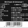 Wera Família 30 Universal 1 Bit-check Rapidaptor Compatibilidade Universal